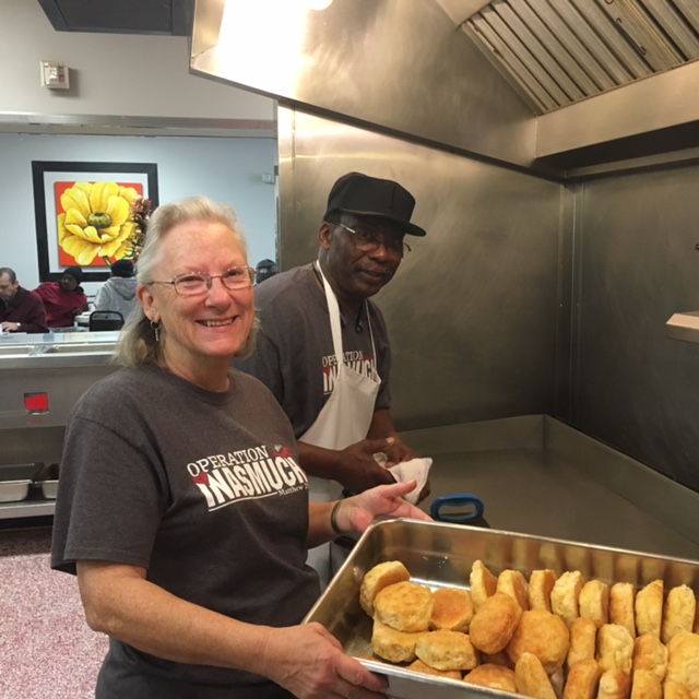 kitchen volunteers